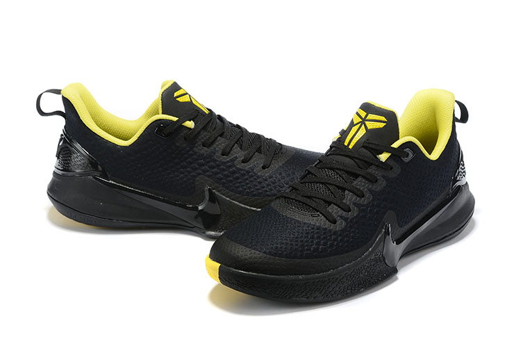 2019 Men Nike Kobe Mamba Focus Black Yellow Shoes